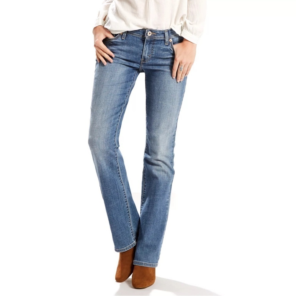 Levi's | 529 Curvy Bootcut Denim Jeans Midwash Western Cotton Size 4